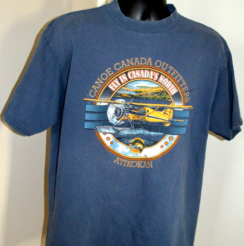 Vtg canoe canada outfitters - canoe, t