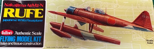 Guillow nakajima a6m2n rufe - guillow's,