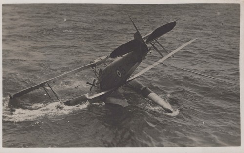 Raf floatplane wreck sea - floatplane, crash