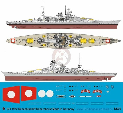 Peddinghaus 570 scharnhorst - 1/570,