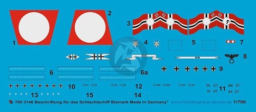 Peddinghaus 700 bismarck - 1/700,