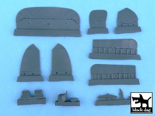 Black dog albatros w 4 - black, 1/48